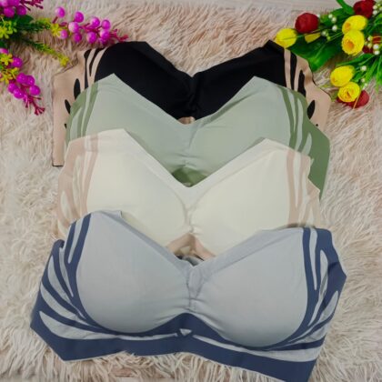 Imported Premium Soft Push-Up Mesh Sports Bra for Women